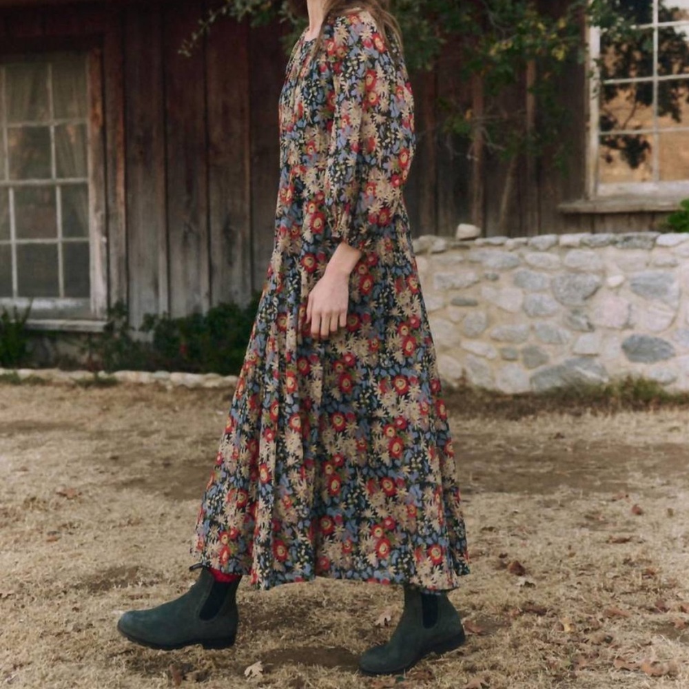 THE GREAT clover dress in twilight floral, SIZE 0 - Picture 4 of 11